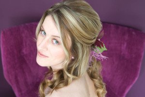 An example of wedding hair style and cut